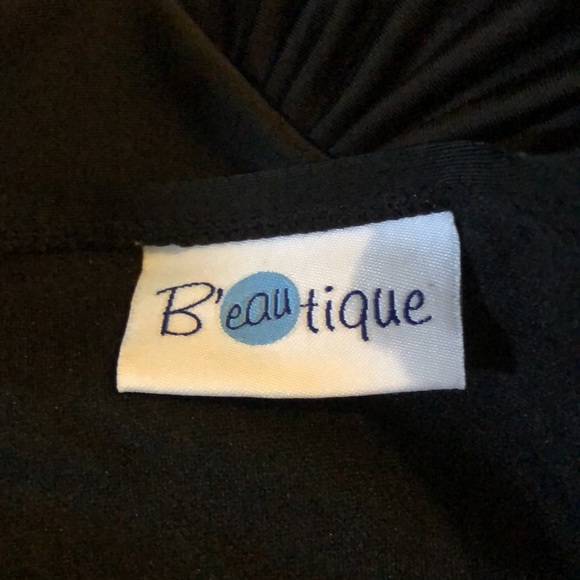 Beautique black one piece swimsuit - Picture 5 of 7